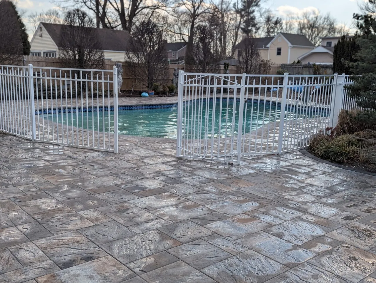 Pool remodeling project in New Jersey