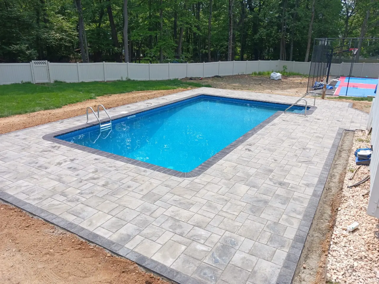 Pool project by Meddany Construction in New Jersey
