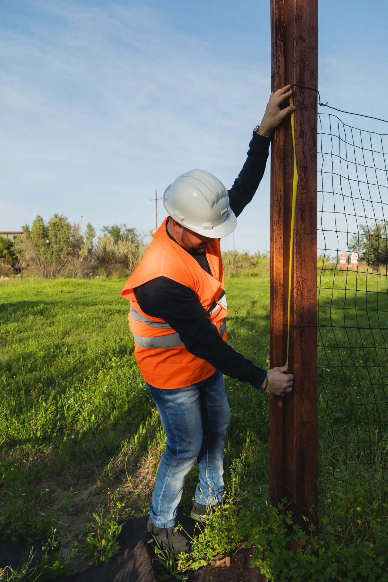 Gate installation on a fence in New Jersey